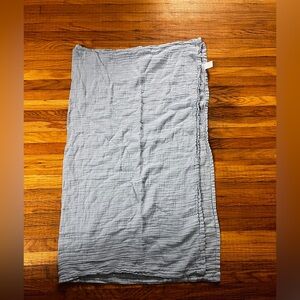 Modern Baby 100% Cotton Light Blue Swaddling Blanket